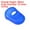 Blue, variant on Uxcell Rubber Finger Tips Silicone Thumb Fingertip Protector Thimble for Guitar Playing Transparent XS Size 15 Pack