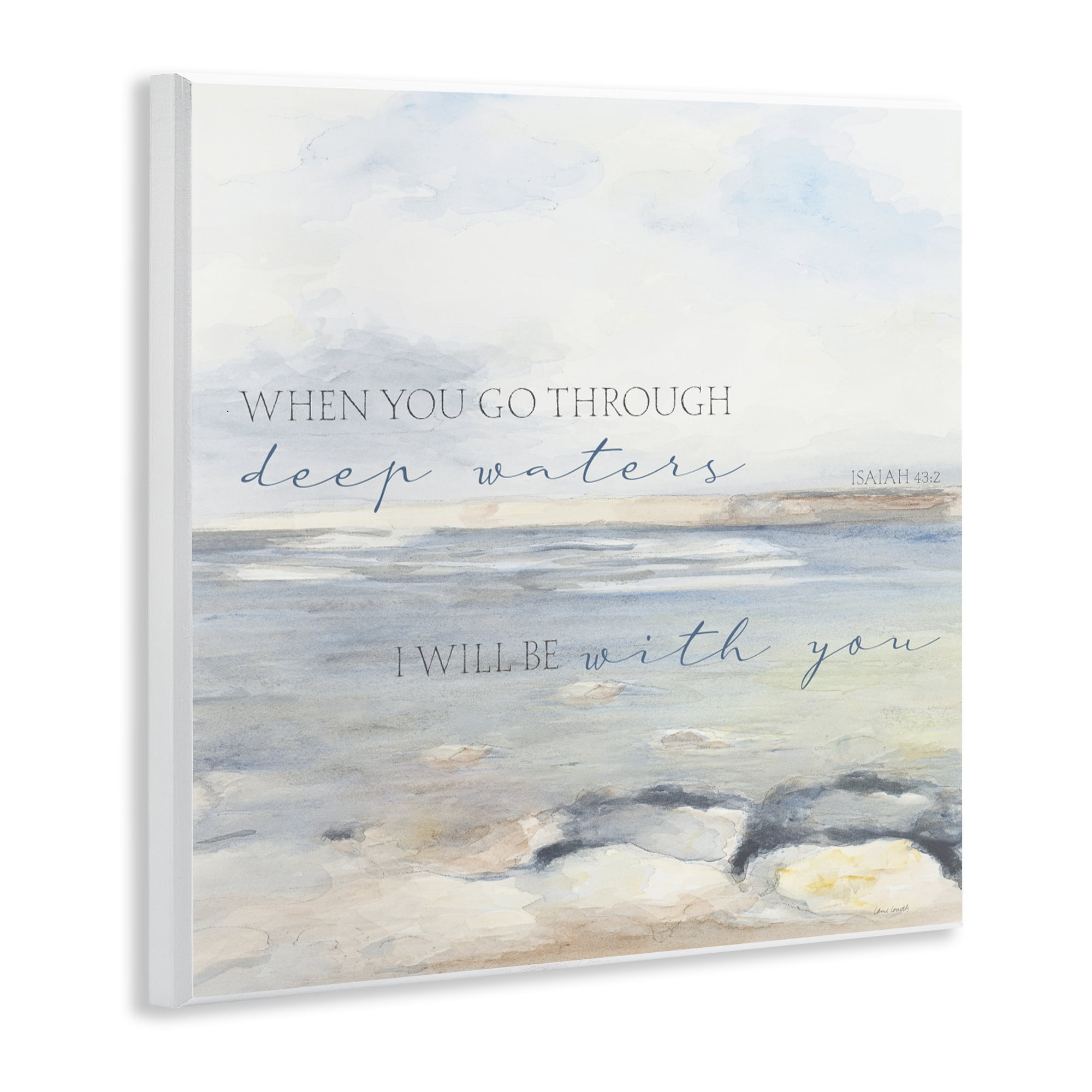 Stupell Industries Deep Waters with You Wall Plaque Art, design by Lanie Loreth
