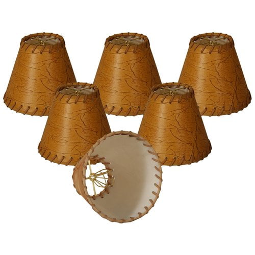 Highland Dunes 6 Faux Leather Empire Lamp Shade Set Of Com Faux Leather Empire Lamp Shade, Faux Leather Lamp Shades