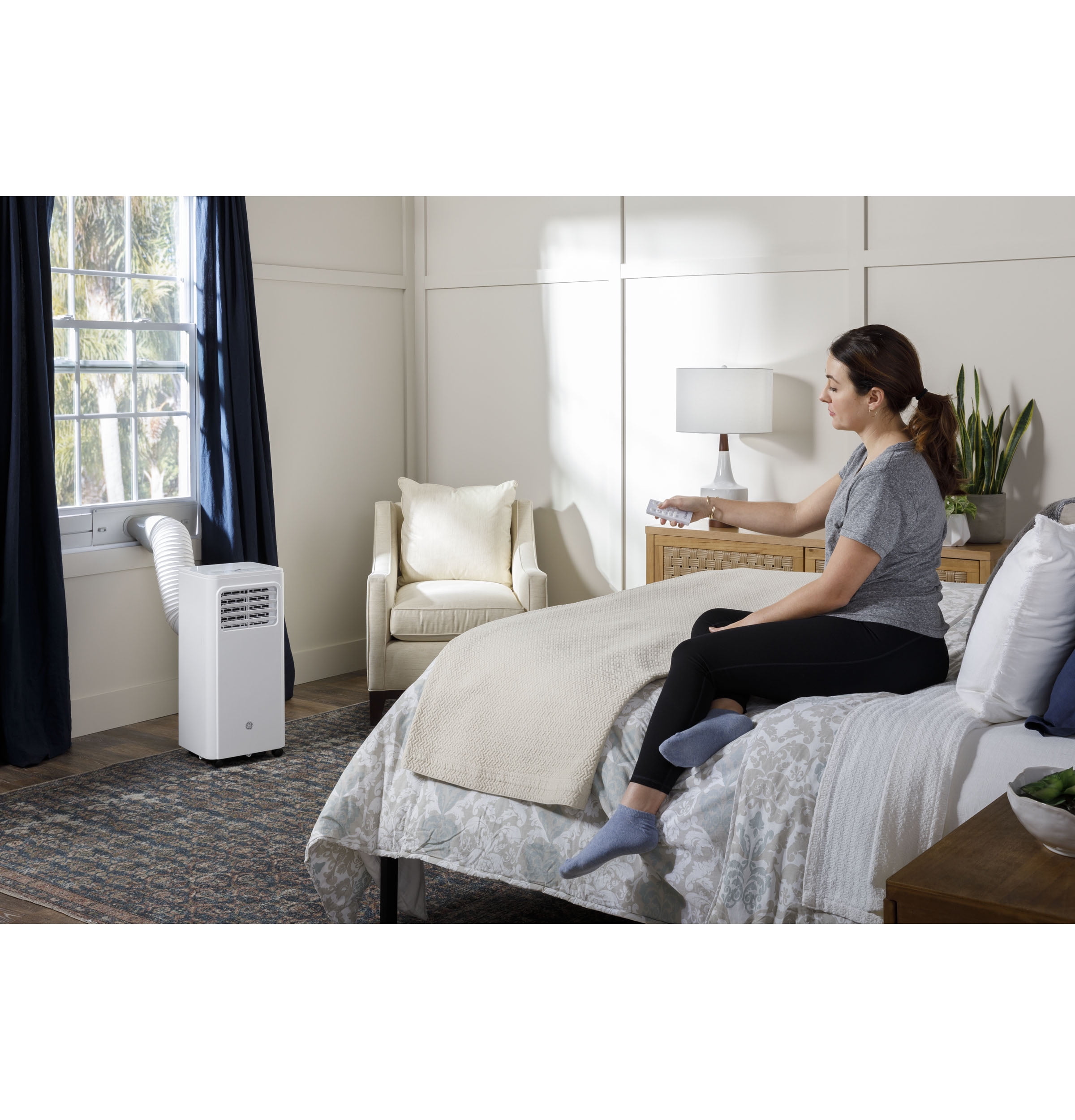 Buy GE® 6,100 BTU 115Volt 3in1 Portable Air Conditioner with Remote