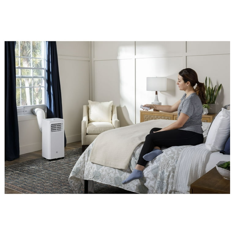 GE® 6,100 BTU 115-Volt 3-in-1 Portable Air Conditioner with Remote for Small  Rooms, White, APFD06JAWW - Walmart.com