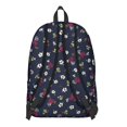 thumbnail image 3 of Dynamic Flowers Pattern Backpack Gift Idea Big School College Bookbag with Laptop Sleeve Dependable Unisex Backpack for Daily Commuting, 3 of 5
