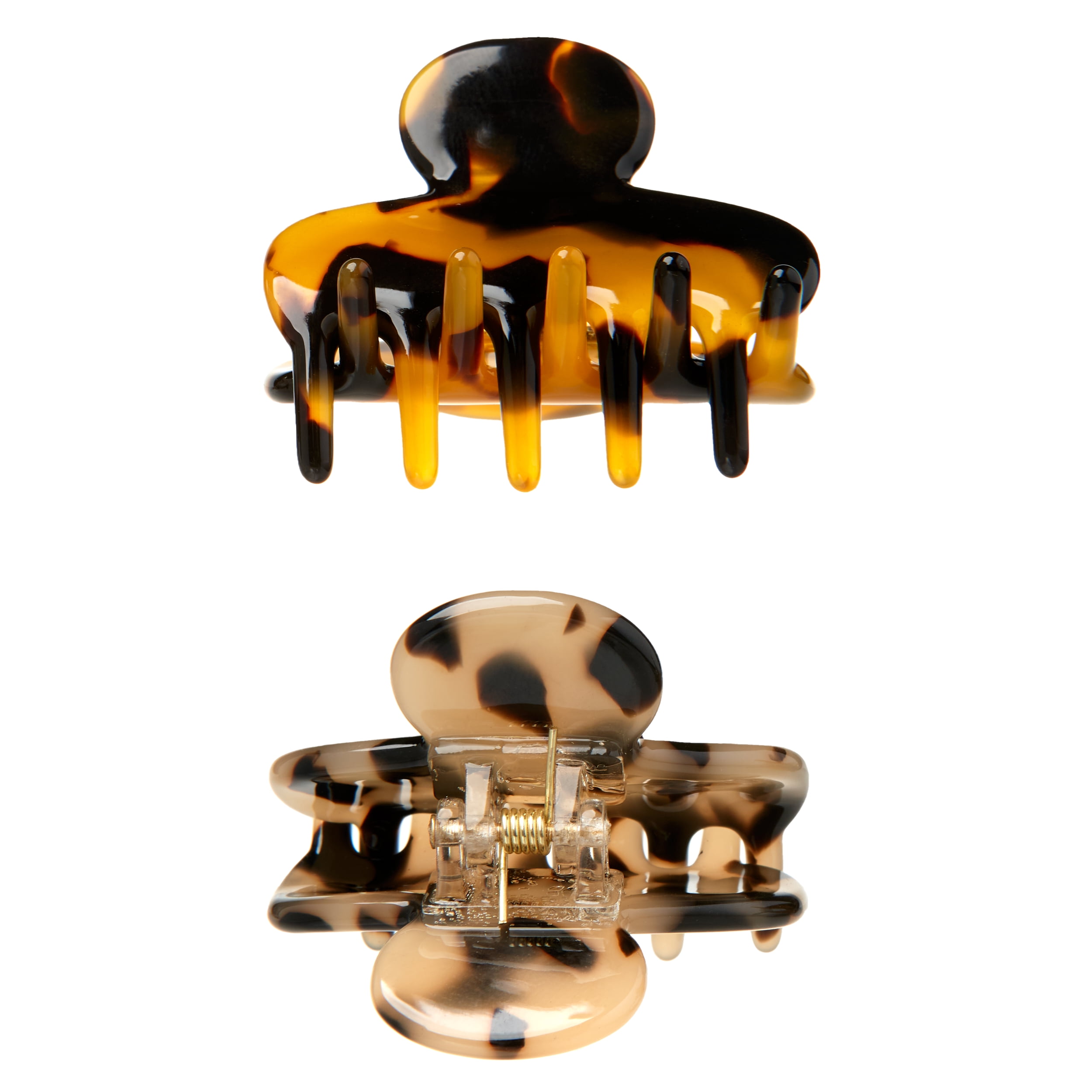 Black Diamond Accessories Teen Multicolor Acetate Small Claw Hairclip Set, 6-Piece