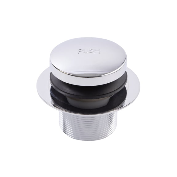 SUPPLYGIANT Tip Toe Bath Drain Assembly, 1-3/8 Inch Drain Stopper, Chrome Plated Finish