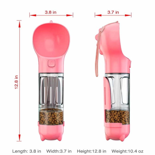 Botella De Agua Para Perros, Dispensador De Agua Potable Portátil, Alimentador De Alimentos, Cuenco Para Beber, Suministros Para Cachorros De Viaje Al Aire Libre Minnieouse HA022937-00