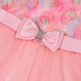 thumbnail image 5 of Girl Short Sleeve 3D Flower Tutu Dresses Holiday Princess Wedding Party Costume, 5 of 5