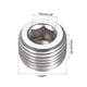 thumbnail image 2 of Enchufe hexagonal avellanado - Conector de tubo de acero inoxidable 1/2NPT con rosca macho, adaptador de tubo, 5 piezas, 2 of 3