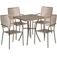 thumbnail image 1 of 28SQ White Patio Table Set, 1 of 5