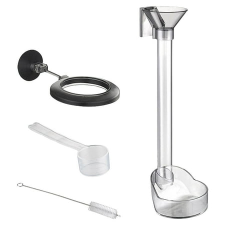 WEUVEB 1Set Adjustable Fish Feeder Tube with Transparent Explosion Proof Design for Fish Tank Accessories