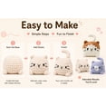thumbnail image 4 of 3 Pack Cat Crochet Kit for Beginners, Cat Amigurumi Starter Set with Step by Step Video Tutorials, TIKA, 4 of 7