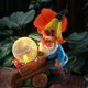 thumbnail image 3 of SZTXJ Garden Gnome Ornaments Solar Power Outdoor Decoration Gnome Statue Figurine Waterproof Solar Light Garden Gnome Sculpture Gifts for Patio Lawn Y, 3 of 5