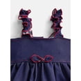 thumbnail image 4 of Kacey Lee Denim Strappy Pet Dress for Cats and Dogs, Blue, Medium, 4 of 5
