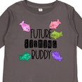 thumbnail image 4 of Inktastic Future Fishing Buddy with Colorful Fish Boys or Girls Long Sleeve Toddler T-Shirt, 4 of 5