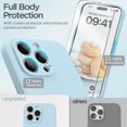 thumbnail image 3 of for iPhone 16 Pro Max Case, Liquid Silicone Case with Camera Protection Soft Gel Rubber Cover with Microfiber Lining Shockproof Protective Phone Case for iPhone 16 Pro Max 6.9", Light Brown, 3 of 5