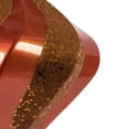 thumbnail image 3 of Vickerman 6" Burnished Orange Swirl Diamond UV Candy Christmas Ornament, Set of 3, 3 of 4