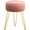 Pink, variant on Vanity Stool, White Vanity Stools for Room, Round Ottoman Foot Stool, Footrest Vanity Chair for Bathroom Vanity, , Room, Entryway, Offices
