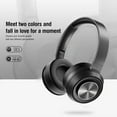 thumbnail image 5 of Noise Canceling Gaming Headset, Hwkond Bluetooth Headphones Over Ear Foldable Wireless And Wired Stereo Headset For Cell Phone PC Soft Earmuff SLight Weight For Prolonged Wearing,Black, 5 of 9