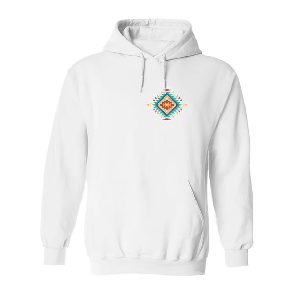 Cool Pattern Design Hoodie Men -Image by Shutterstock, Male Large