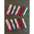 thumbnail image 6 of 10pcs Handmade Extra Long Press-On Nails 3D Floral & Bubble Design Reusable Luxury Fake Nails, 6 of 7