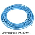 thumbnail image 2 of Heat Shrink Tubing 1/4"(6mm) Dia 10mm Flat Width 2:1 rate Shrinkable Tube Cable Sleeve 7m - Blue, 2 of 5