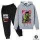 thumbnail image 4 of Sudadera con capucha de Hulk para niños, chándal para niño y niña, conjunto de ropa de sudadera para primavera, otoño e invierno, pantalones con capucha de superhéroes de Marvel, traje para niños, 4 of 5