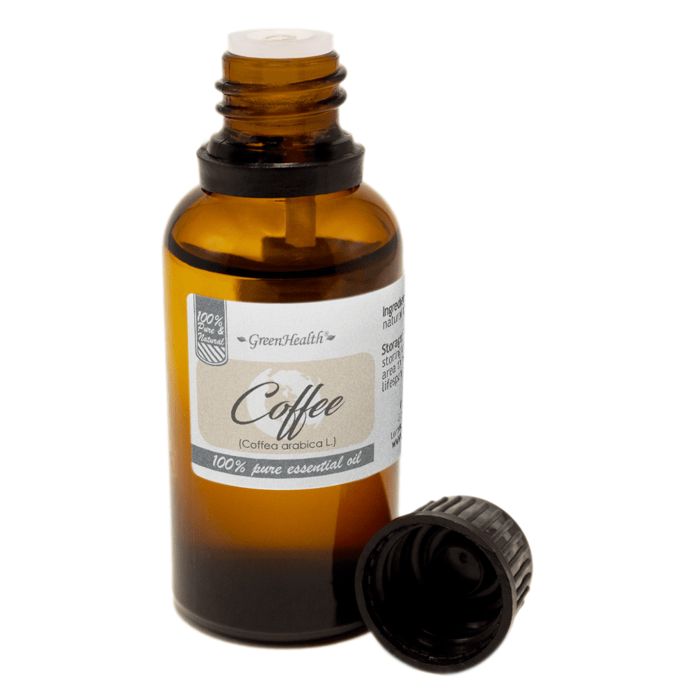 GreenHealth Coffee Essential Oil – 1 fl oz | Roasted Coffee Aroma Oil for Wax Melts, Sugar Scrubs, Room Sprays & Craft Fragrance Blends