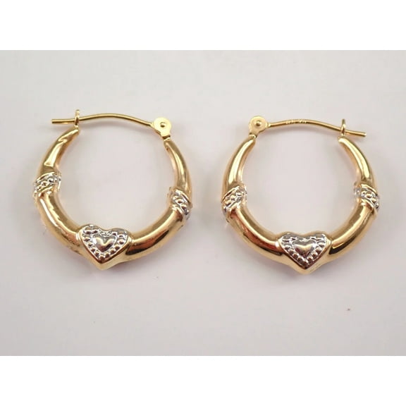 Unique Hoop Huggie Women's Earrings 1.50CT Round Cut Real Moissanite 14K Yellow Gold Plated 925 Silver