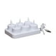 thumbnail image 2 of Xihbxyly Velas de Té Recargables, Velas Led Sin Llama con Control Remoto, Velas Parpadeantes con Temporizador, Decoración para El Hogar o Fiestas, Luz Ámbar, Juego de 6 Piezas, Incluye Base de Carga., 2 of 6