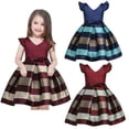 thumbnail image 1 of Fleur Bambin Fille Rayé Concours Robe de Soirée Robes 2-10Y, 1 of 4