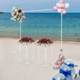 thumbnail image 4 of Wedding Arch,Wedding Backdrop Stand,Balloon Stand with Flower Stands, Metal Wedding Stand for Weddings, Birthday Parties, Graduation Party Decorations, 4 of 9