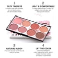 thumbnail image 4 of Paleta de rubor facial KYDA 8 colores natural mate Ownest Beauty, 4 of 7