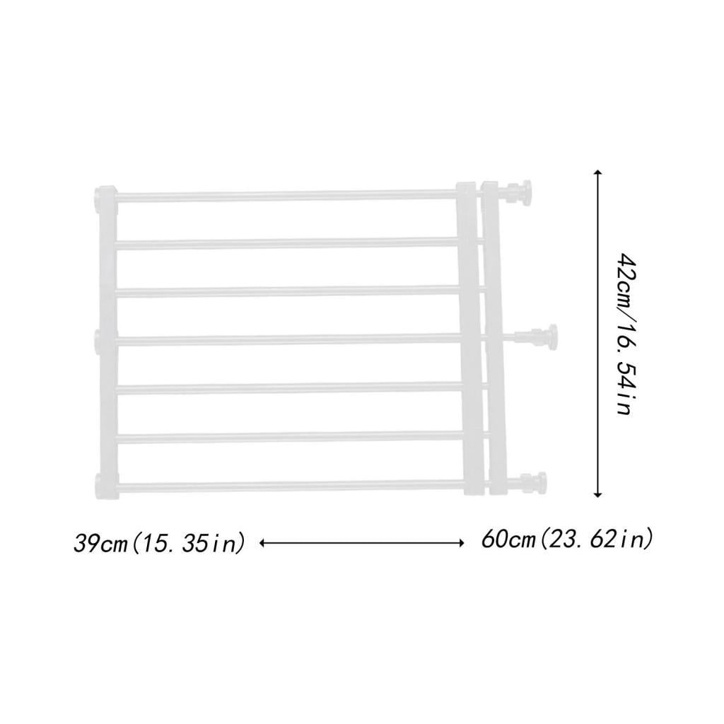 Bvdfgk Expandable Dog Gate Stair Gate Screen Door for Garden Lawn Stairs Doorway Indoor Height 42cm