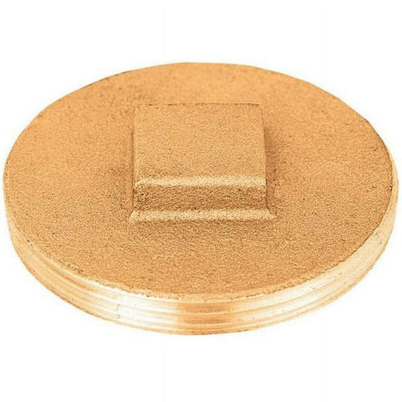 Sioux Chief 876-35PK Clean Out Replacement Plug, 3-1/2", Brass