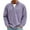 04#Purple, variant on Dwelliawo Men's Lightweight Sweatshirts Oversized 1/4 Zip Lapel Mock Neck Sweatshirts Winter Casual Collared Sweatshirt Pullover Green L