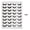 16 Pairs 16006, variant on Russian Curl False Eyelashes 16 Pairs Pack - Thick Natural Look Premium Synthetic Lashes, Semi-Permanent Grafting Effect for Daily & Party Makeup