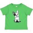 thumbnail image 3 of Inktastic B/W Frenchie (Darks) Boys or Girls Toddler T-Shirt, 3 of 5