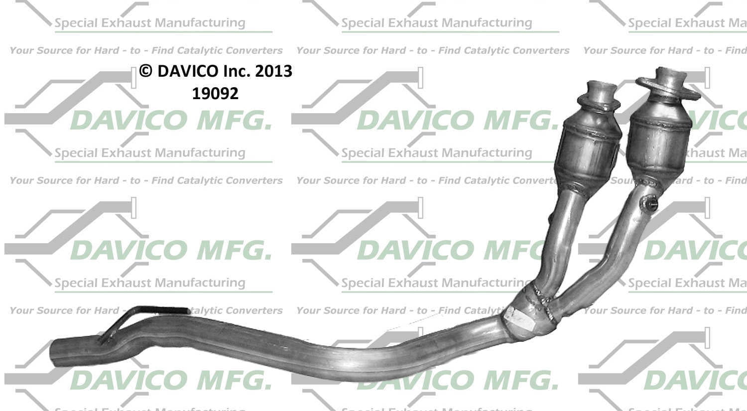 Davico Mfg 19092 Direct-Fit Catalytic Converter