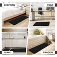 thumbnail image 6 of Sikiie Black Kitchen Mat 2 PCS Cushioned Kitchen Rug, Waterproof Non-Slip Kitchen Mats for Kitchen, Floor Home, Sink, Laundry, 6 of 6