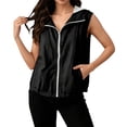 thumbnail image 3 of jiaxiM Women's Zip Up Vest with Pocekts Lightweight Softshell Sleeveless Jacket Hiking Travel Golf Running Vests for Women, 3 of 9