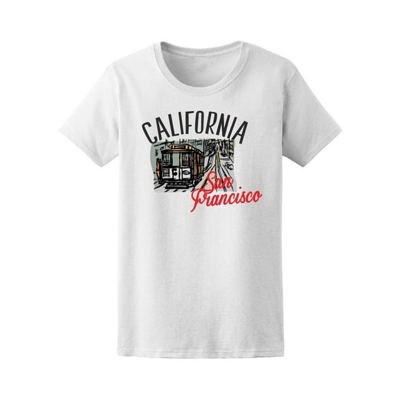 California San Francisco Trolley T-Shirt Men -Image by Shutterstock, Male 4X-Large