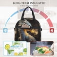 thumbnail image 4 of Naloa Golden White Fire Dragon Print Lunch Bag for Women & Men Insulated Lunch Box or Cooler Lunch Tote Bags for Work, Travel, Outdoor, 4 of 5