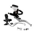 thumbnail image 1 of Juego de Palancas de Embrague de Freno DYNWAVEMX 7/8 Pulgadas 22 mm de Diámetro Interior para Motocicletas Hidráulicas CNC Plata, 1 of 8