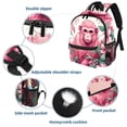 thumbnail image 3 of Pink Monkey Gorilla Cute Bag Diaper Backpack Baby Cushion Backpack Backpack for School Teens with Adjustable Strap and Large Capacity, Printed Design, 3 of 6