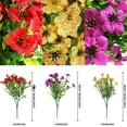 thumbnail image 7 of 9 Bundles Artificial Flowers for Outdoor,No Fade Fake Plastic Flowers Faux Plants for Decoration Hanging Planters Indoor Outside Garden Porch Window Box Home Wedding Farmhouse, 7 of 7