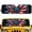 Daisy US Flag, variant on XYZCANDO Flag Windshield Sun Shade for 2018-2024 Jeep Wrangler JL JLU & Gladiator JT Stars Window Sun Visor for UV Rays & Heat Protection Windshied Sunshade Block UV Rays