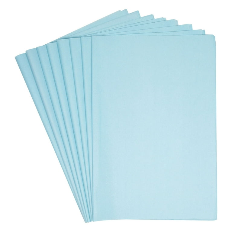 160 Sheets Blue Tissue Paper Bulk for Gift Wrapping Bags, 15 x 20 Inches 