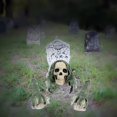 thumbnail image 4 of Eerie Outdoor Halloween Decorations Skull And Skeleton Ground Breakers - Terrifying Gravestone Scenes 2 Options, Halloween Decor, 4 of 9