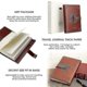 thumbnail image 4 of Diary With Lock Leather Journal Password Combination Lock Notebook Secret Journal Writing Notebook Pu Brown Style-Yvan, 4 of 5