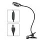 thumbnail image 1 of Lámpara de escritorio LED USB, luz de lectura con clip regulable ajustable para oficina, tatuaje, belleza, negro, 1 of 14