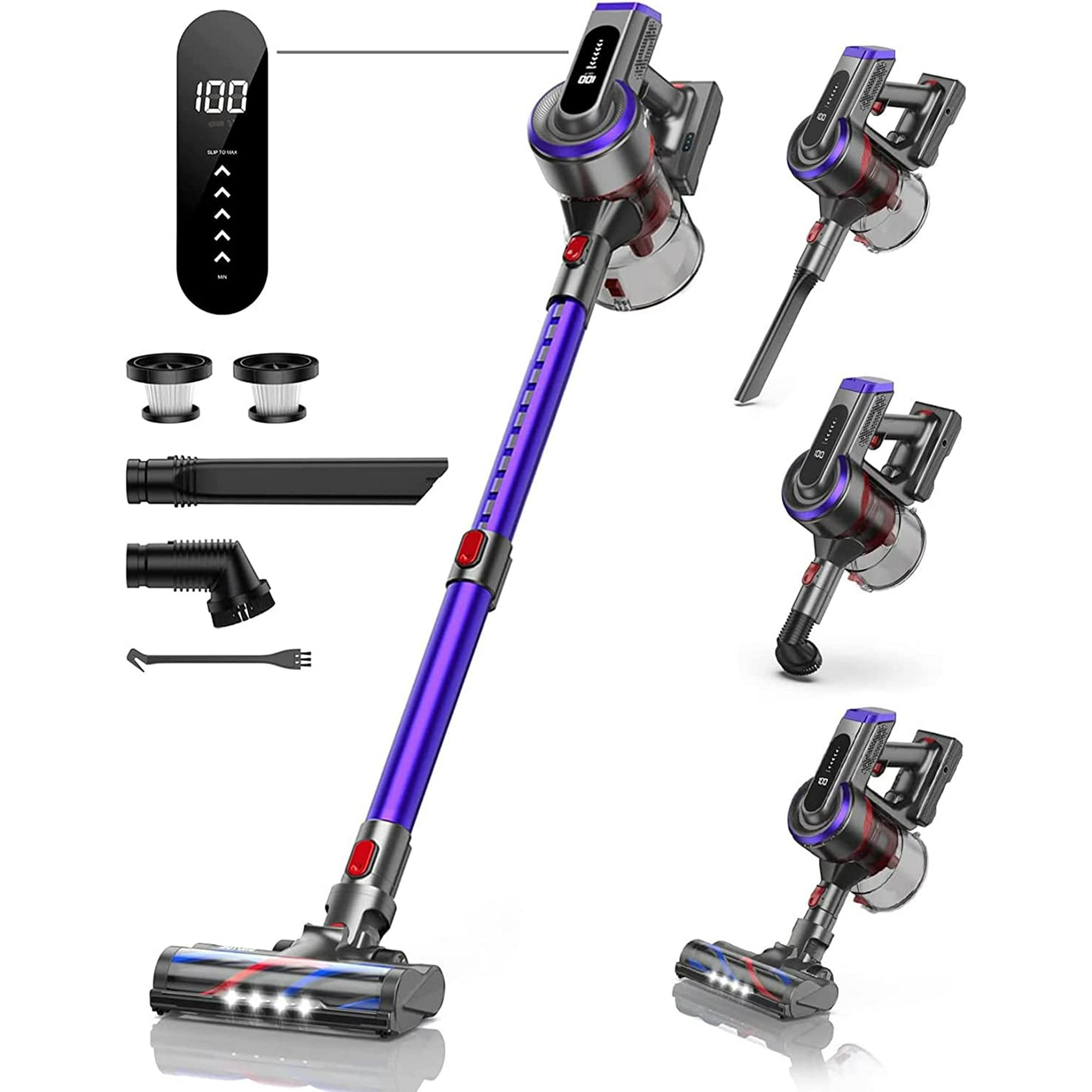 BuTure Cordless Vacuum Cleaner, 400W 33Kpa Powerful Stick Vacuum